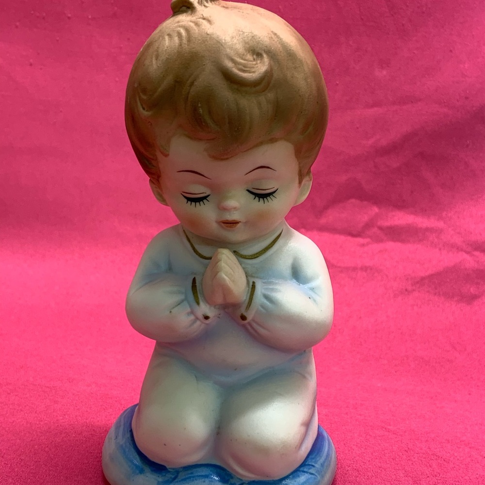 Vintage Lefton China Boy Praying